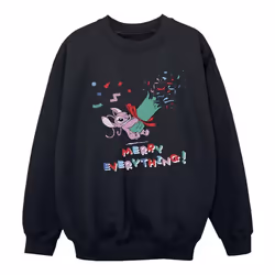 Disney - Sweat ANGEL MERRY EVERYTHING - Fille (Noir)