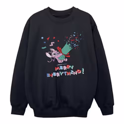 Disney - Sweat ANGEL MERRY EVERYTHING - Fille (Noir)