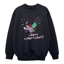 Disney - Sweat ANGEL MERRY EVERYTHING - Fille (Noir)