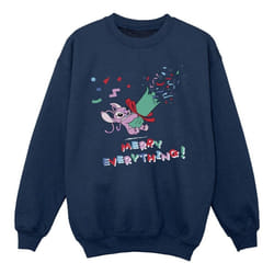 Disney - Sweat ANGEL MERRY EVERYTHING - Fille (Bleu marine)