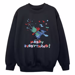 Disney - Sweat MERRY EVERYTHING - Garçon (Noir)