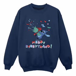 Disney - Sweat MERRY EVERYTHING - Garçon (Bleu marine)
