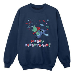 Disney - Sweat MERRY EVERYTHING - Garçon (Bleu marine)