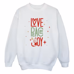 Disney - Sweat THE ARISTOCATS LOVE PEACE JOY - Fille (Blanc)