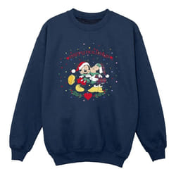 Disney - Sweat - Fille (Bleu marine)