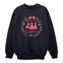 Disney - Sweat PRINCESS WINTER PARTY - Fille (Noir)