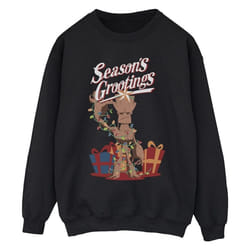 Marvel - Sweat MARVEL SEASON'S GROOTINGS - Homme (Noir)