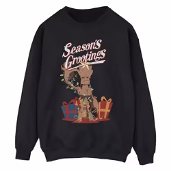 Marvel - Sweat MARVEL SEASON'S GROOTINGS - Homme (Noir)
