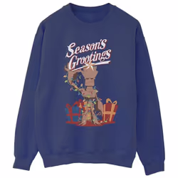 Marvel - Sweat MARVEL SEASON'S GROOTINGS - Homme (Bleu marine)