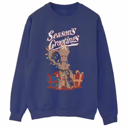 Marvel - Sweat MARVEL SEASON'S GROOTINGS - Homme (Bleu marine)