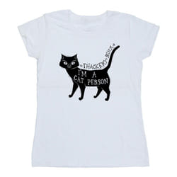 Disney - T-shirt HOCUS POCUS A CAT PERSON - Femme (Blanc)