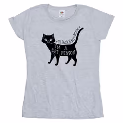 Disney - T-shirt HOCUS POCUS A CAT PERSON - Femme (Gris chiné)