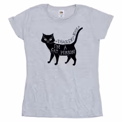 Disney - T-shirt HOCUS POCUS A CAT PERSON - Femme (Gris chiné)