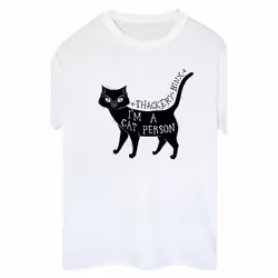Disney - T-shirt HOCUS POCUS A CAT PERSON - Femme (Blanc)