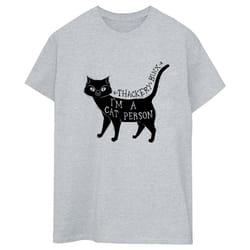Disney - T-shirt HOCUS POCUS A CAT PERSON - Femme (Gris chiné)