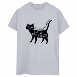 Disney - T-shirt HOCUS POCUS A CAT PERSON - Femme (Gris chiné)