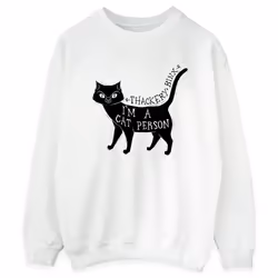 Disney - Sweat HOCUS POCUS A CAT PERSON - Femme (Blanc)