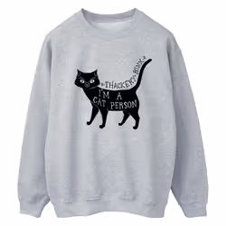 Disney - Sweat HOCUS POCUS A CAT PERSON - Femme (Gris chiné)