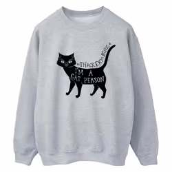 Disney - Sweat HOCUS POCUS A CAT PERSON - Femme (Gris chiné)