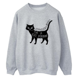 Disney - Sweat HOCUS POCUS A CAT PERSON - Femme (Gris chiné)
