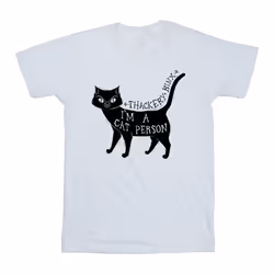 Disney - T-shirt HOCUS POCUS A CAT PERSON - Fille (Blanc)