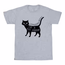 Disney - T-shirt HOCUS POCUS A CAT PERSON - Fille (Gris chiné)