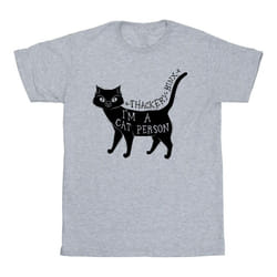 Disney - T-shirt HOCUS POCUS A CAT PERSON - Fille (Gris chiné)