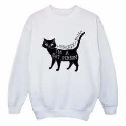 Disney - Sweat HOCUS POCUS A CAT PERSON - Fille (Blanc)