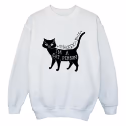 Disney - Sweat HOCUS POCUS A CAT PERSON - Fille (Blanc)