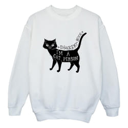 Disney - Sweat HOCUS POCUS A CAT PERSON - Fille (Blanc)