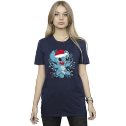 Disney - T-shirt - Femme (Bleu marine)