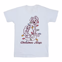 Disney - T-shirt LADY AND THE TRAMP - Homme (Blanc)