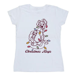 Disney - T-shirt LADY AND THE TRAMP - Femme (Blanc)