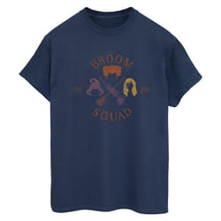 Disney - T-shirt HOCUS POCUS BROOM SQUAD - Femme (Bleu marine)