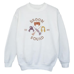 Disney - Sweat HOCUS POCUS BROOM SQUAD - Garçon (Blanc)