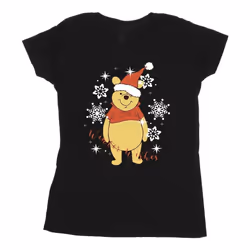 Disney - T-shirt WINTER WISHES - Femme (Noir)