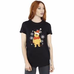 Disney - T-shirt WINTER WISHES - Femme (Noir)