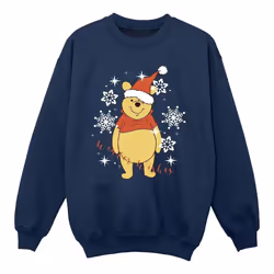 Disney - Sweat WINTER WISHES - Fille (Bleu marine)