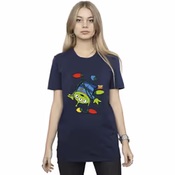 Disney - T-shirt TOY STORY - Femme (Bleu marine)