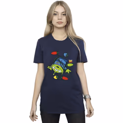 Disney - T-shirt TOY STORY - Femme (Bleu marine)