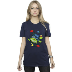 Disney - T-shirt TOY STORY - Femme (Bleu marine)