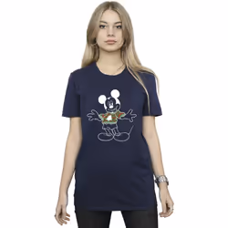 Disney - T-shirt - Femme (Bleu marine)