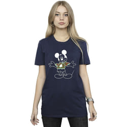Disney - T-shirt - Femme (Bleu marine)