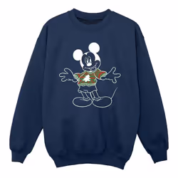Disney - Sweat - Fille (Bleu marine)