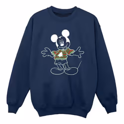Disney - Sweat - Fille (Bleu marine)