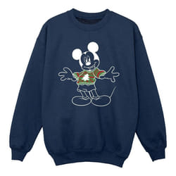 Disney - Sweat - Fille (Bleu marine)