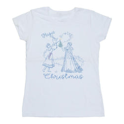 Disney - T-shirt FROZEN MAGIC CHRISTMAS - Femme (Blanc)
