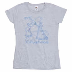 Disney - T-shirt FROZEN MAGIC CHRISTMAS - Femme (Gris chiné)