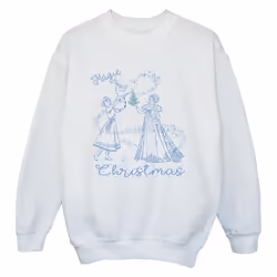 Disney - Sweat FROZEN MAGIC CHRISTMAS - Garçon (Blanc)