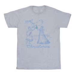 Disney - T-shirt FROZEN MAGIC CHRISTMAS - Fille (Gris chiné)